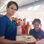 Air India Felicitated To Tripura’s Little Chess Master Aaradhya Das Inside Its Aircraft AI 272.