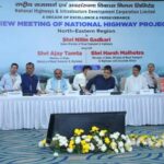 Union Minister Nitin Gadkari Reviews National Highways Of North Eastern States In High-Level Meeting With States CMs And Senior Officials.