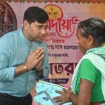 SC Welfare, ARD Minister Sudhangshu Das Distributes Clothes On The Occasion Of Durga Puja Festival.