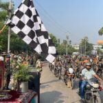 BSF Motorcycle Rally In Agartala For Spreading Aids Awareness.