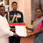 Envoys Of Five Nations Present Credentials To The President Of India.