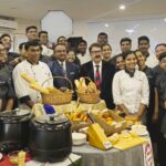 Students At The Institute Of Hotel Management Hyderabad Celebrate The Spirit Of Christmas With A Gala Luncheon.