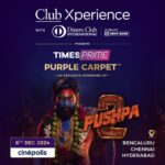 Times Prime And HDFC Bank Diners Club Redefines Movie Nights With Exclusive Purple Carpet Premiere Of ‘Pushpa 2: The Rule’.