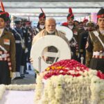 Prime Minister Shri Narendra Modi Pays Last Respects To Former Prime Minister Dr. Manmohan Singh.