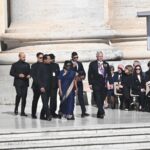 President Of India Attends Funeral Mass Of His Holiness Pope Francis.