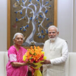 Uttar Pradesh Governor Meets Prime Minister.