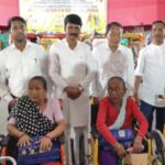 Distribution Of Disability Equipment In Sabroom.